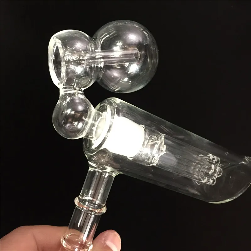 Glashammer, 6-armiger Baum-Perkolator-Bubbler mit Calabash-Design, Tabakkopf, 18,8 mm Verbindungsgröße, Rauchpfeifen