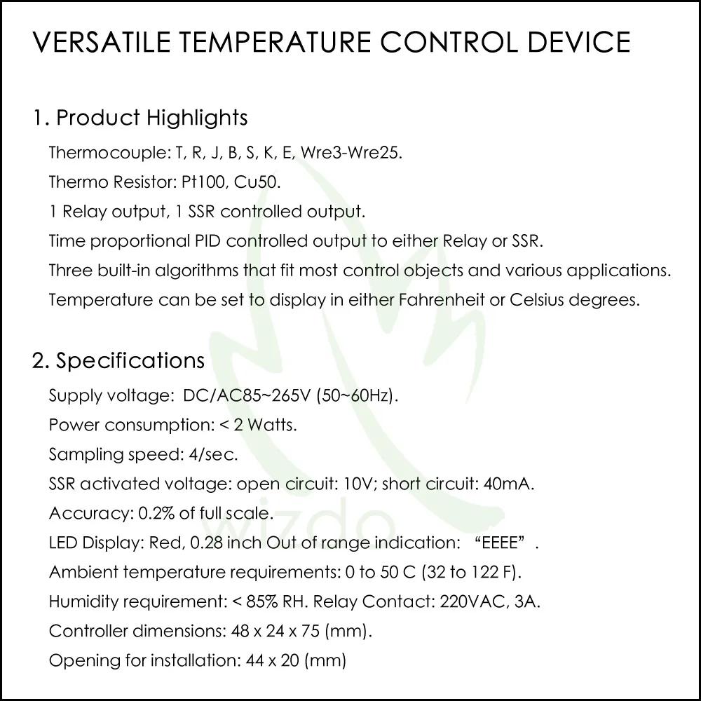 WHITE DISPLAY ACDC85~260V, PID VERSATILE TEMPERATURE CONTROL DEVICE ,XMT7100,SSR, DIRECT MANUFACTURERS,QUALITY ASSURANCE, CUSTOM LOGO