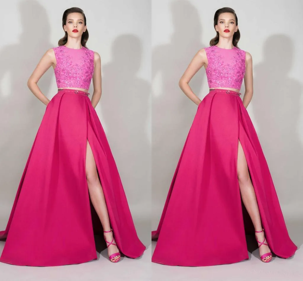 Zuhair Murad 2016 Fuchsia Lace And Satin Two Pieces... From Dress_1st, $141.29 | DHgate.Com Zuhair Murad 2016 Fuchsia Lace And Satin Two Pieces... From Dress_1st, $141.29 | DHgate.Com
