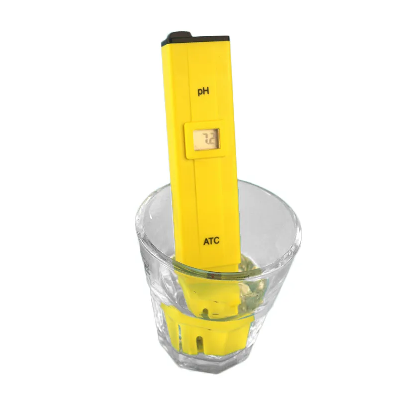 디지털 pH 미터 물 테스터 펜 0-14 pH 수족관 토양 식품 실험실 pH 모니터를위한 높은 수준
