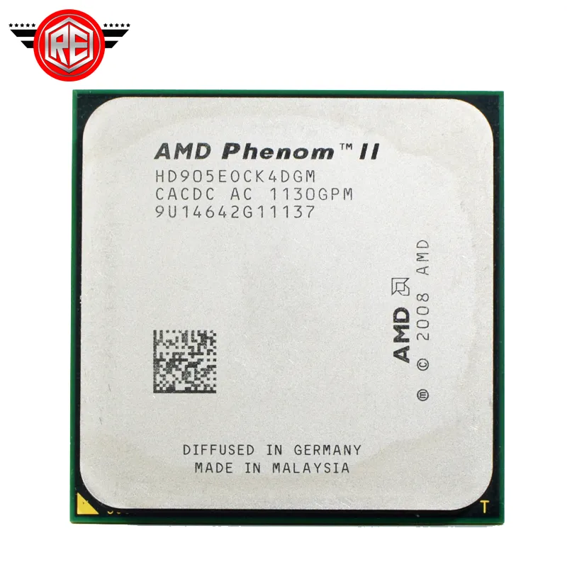 AMD Phenom II X4 905E İşlemci İşlemcisi Quad-CORE 2.5 Ghz 6 M Soket am3 am2 +