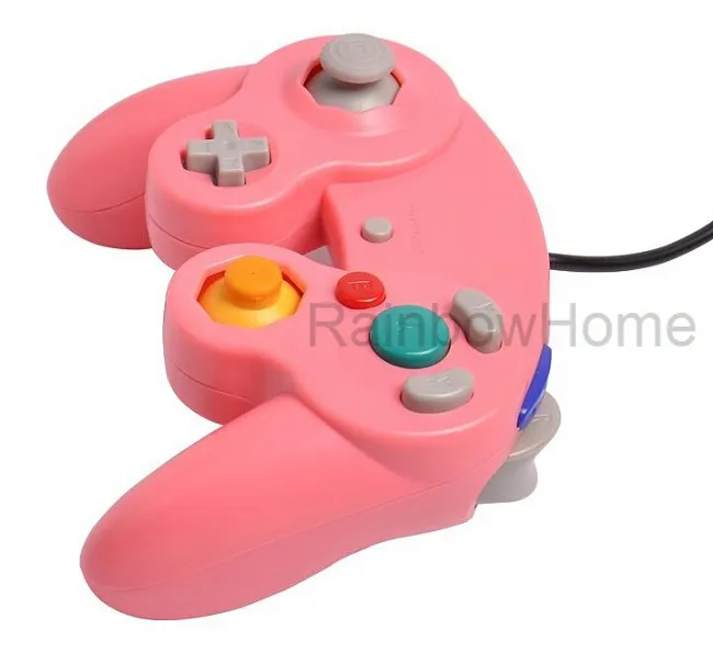 NGC Console Wired Gaming Game Controller Gamepad Joystick Gamecube Wii U Cavo di prolunga Turbo Dualshock Colore trasparente