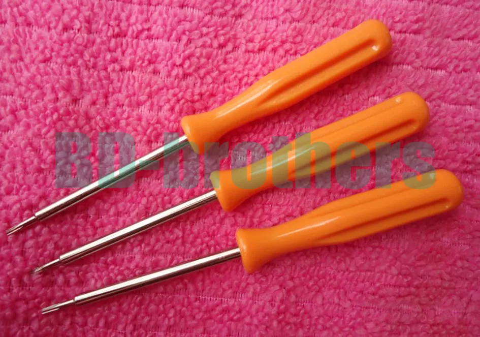 3 x 100mm 45# Steel Orange Screwdriver 2.0Y 3.0Y T3 T6 T7 T10 T10H T8 T8H for Xbox360 Shaver Screwdrivers Key 