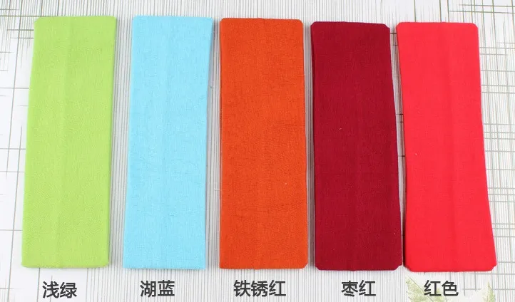 20*5cm Candy Color Vogue Women Yoga Sport Headband Simple Hairband Elastic Headband Sports Yoga Accessory headbands