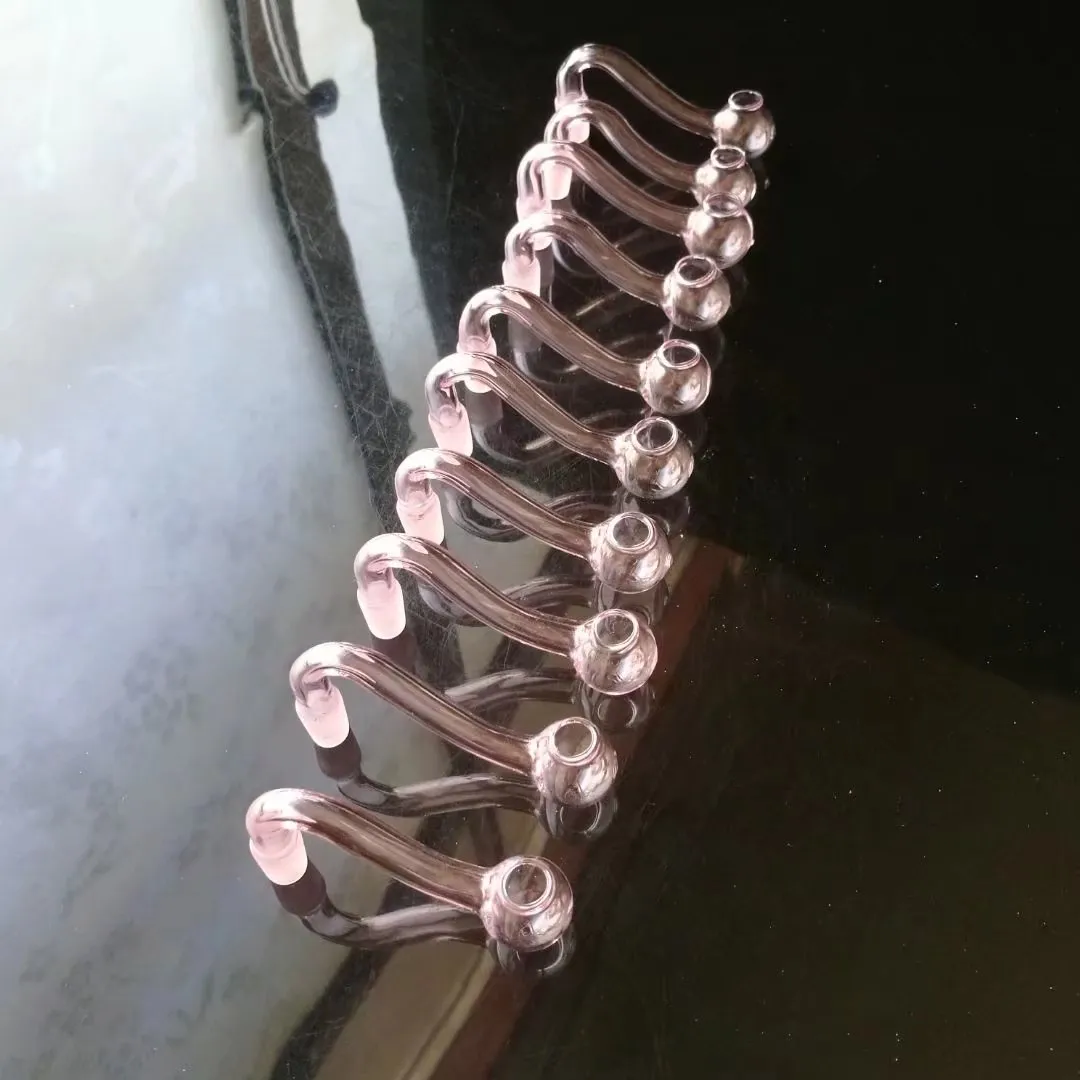 Pink S Burners, Wholesale Glass Cigarette Butts Oil Burner Glass Tube Glass Pipes Oil Drilling Tower Smoking 