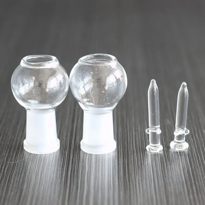 Glasskål Glaskupolspik med spik hona 10mm 14mm 18mm kupol+nagelglasskål 10mm 14mm 18mm skarv för vattenpipor bong