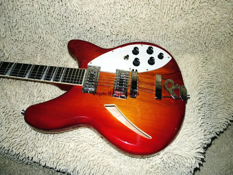 Gitaar Factory nieuwste 6 snaren 325 330 Cherry elektrische gitaar uit China Gratis verzending