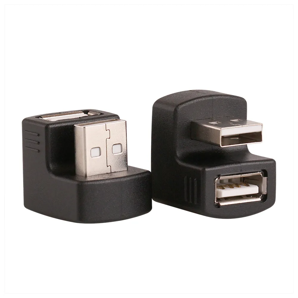 Adaptador de conector USB macho a USB hembra, convertidor USB 2,0 hembra a macho, convertidor adaptador de extensión M a M