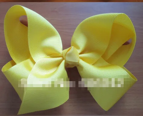 6 inch big ribbon bows girls hair accessories hair bow withclip hot selling bows for girl free