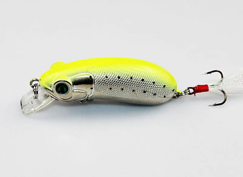 Titreşim Yem Minnow Balıkçılık Dişli Biyonik Yem Lures 6cm 10G2553937