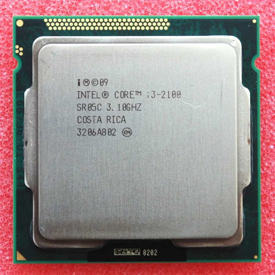 Intel Core I3 2100プロセッサ3.1GHz 3MBキャッシュデュアルコアソケット1155クレコアデスクトップI3-2100 CPU