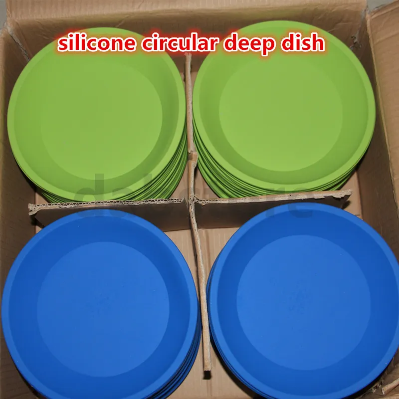 GROSSHANDEL DHL kostenloser Versand Silikontablett Deep Dish Round Pan 8