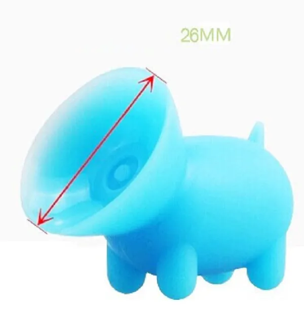 Support de téléphone en Silicone avec ventouse, 500 pièces, support de cochon mignon pour toutes les marques de téléphone portable Mp4 Mp3, mélange de couleurs