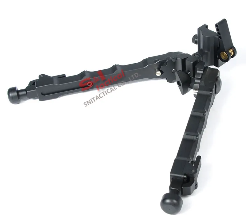 전술 알루미늄 SR5 삼각대 빠른 분리 SR-5 QD Bipod fit 20mm 피 카티 니 레일 라이플 스코프 용 블랙 / 다크 어스