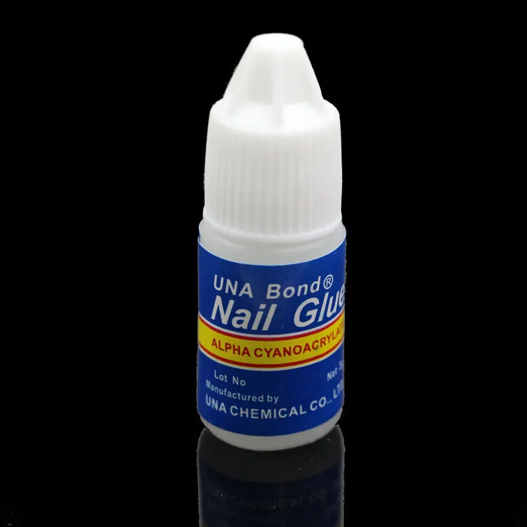 X 3G Akrylowe Nail Art Beauty Glue Fałszywe Porady Manicure Prysznica Nail Care Kleju Glue Bonder