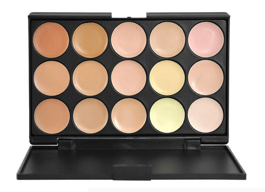 Vente chaude Spéciale Professionnelle 15 COULEUR Correcteur Soins Du Visage Camouflage Palette De Maquillage vente d'usine directement DHL Gratuit