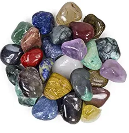 Holiday gift 200g Assorted Tumbled Chips mixed Stone Crushed polished Crystal colorful Quartz Pieces oval Shaped Stones healing reiki decoration home