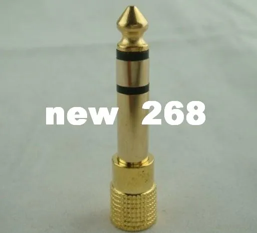 6.35mm 1/4 Male to 3.5mm 1/8 Female Stereo Headphone Adaptor Audio Jack Plug Amp