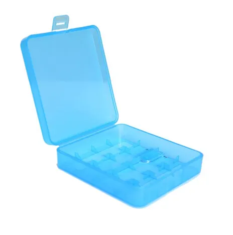 Plastic Battery Storage Boxes Case 18650 Battery Holder Container Colorful For 18650 Batteries