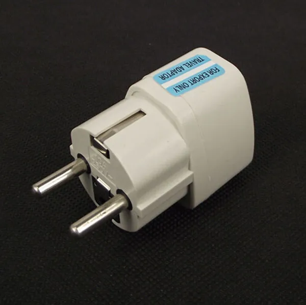 Promocja Uniwersalna europejska wtyczka AC Round 2 PIN Adapter podróży US do Europe AC Zasilanie Adapter podróży