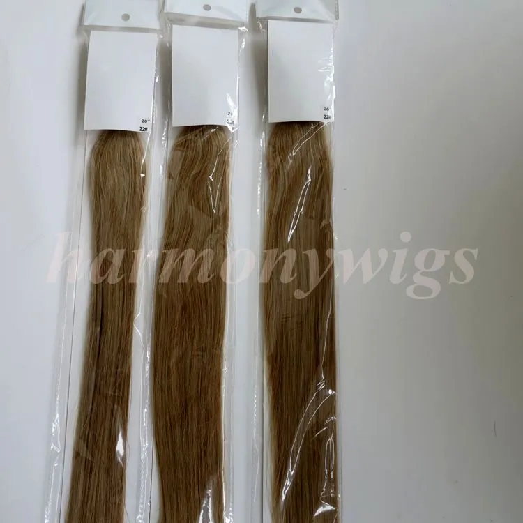 50 g 50 Stränge vorgebundene Nagel-U-Spitzen-Haarverlängerungen 18 20 22 24 Zoll #22 Farbe brasilianisches indisches Echthaar von höchster Qualität