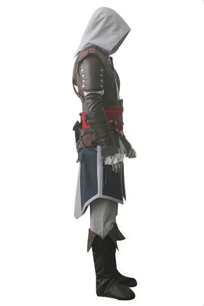 Assassin's Creed IV 4 Black Flag Edward Kenway Cosplay Costume Whole Set Custom Made Express 2566