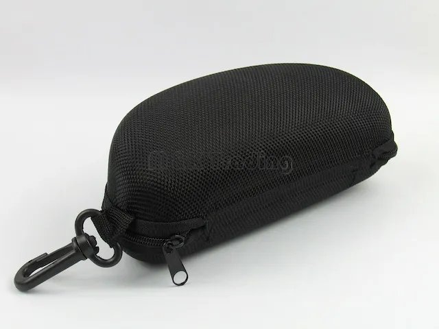 Brand Sunglasses Case EVA Box With Zipper Oversized Sun Eyewear Black Color Wholesale