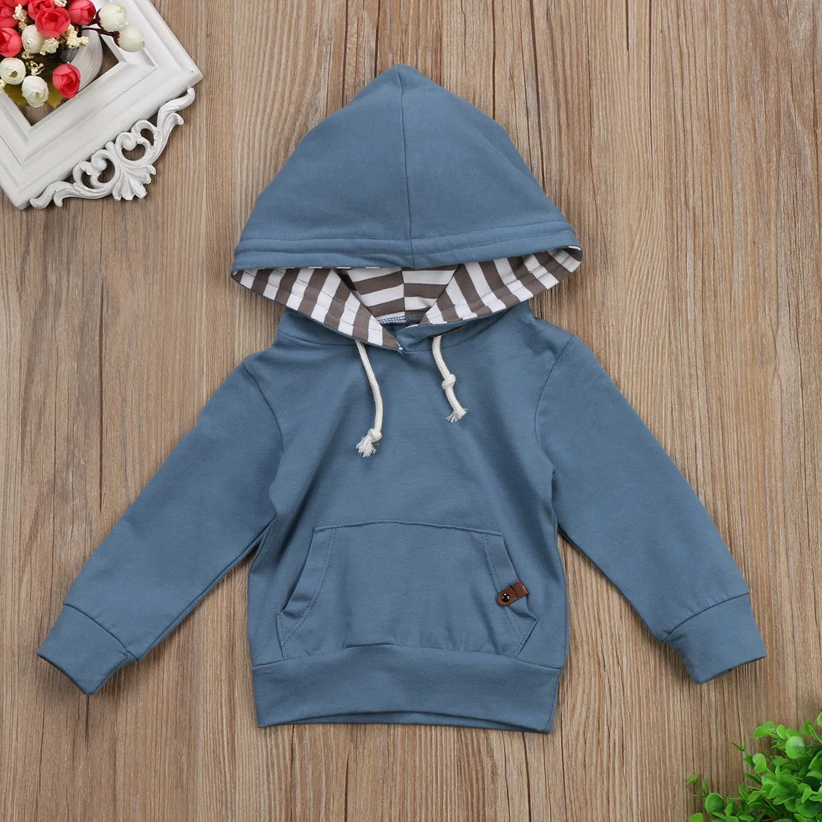 Baby Clothes Autumn Baby Boys Brother Hoodie Sweatshirt Hooded Tops Romper Jumpsuit Clothes Family Matching Outfits210U2020059