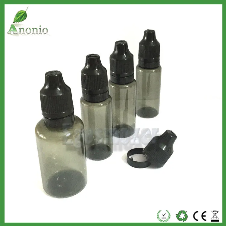 5ML 10ML 15ML 20M 30ML العبث والدليل على زجاجات من البلاستيك زجاجة بالقطارة Childproof العبث زجاجات واضحة غطاء زجاجات فارغة EL السائل عبث زجاجة