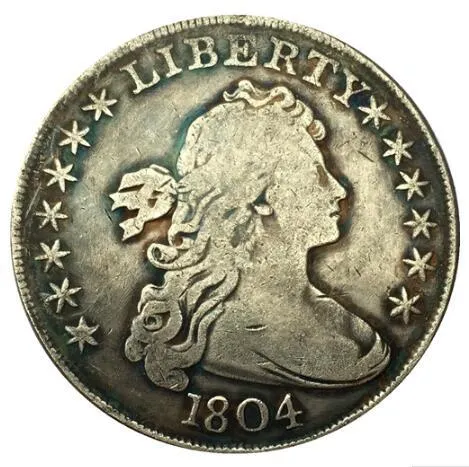 1804 drapeado dólar busto moeda COPY FRETE GRÁTIS