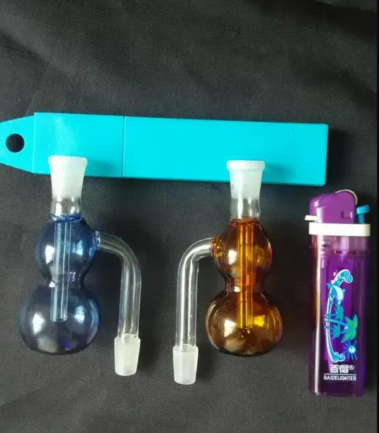 Accessoires de narguilé en verre en gros, accessoires de bong en verre, pot de bouchon de gourde coloré, livraison gratuite, grand mieux