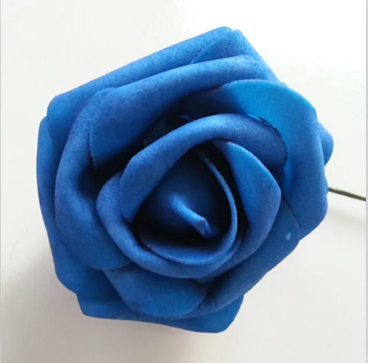 100 pezzi di fiori artificiali rosa 8 cm fiori di schiuma bouquet da sposa decorazioni di nozze fiori di schiuma all'ingrosso