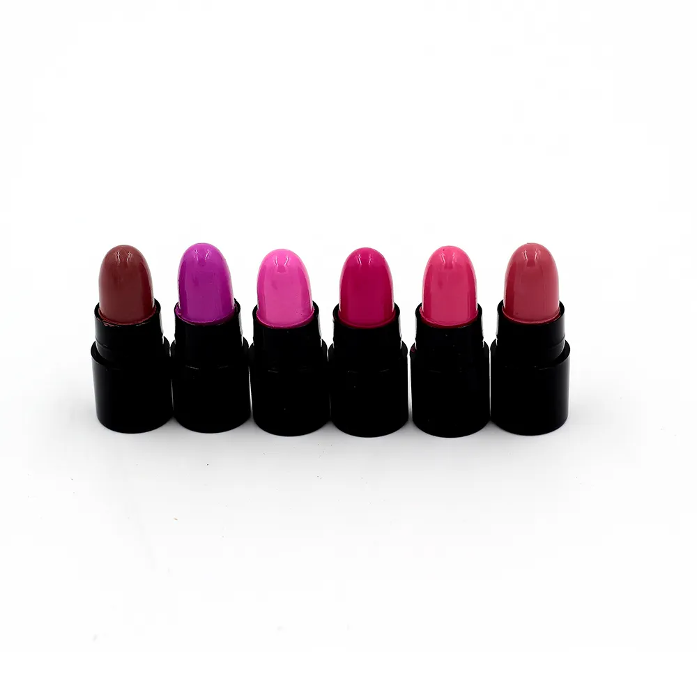 Mini lápiz labial Maquillaje Lápices labiales Pequeño Brillo de alta calidad 72 unids / lote es Maquillaje Lápiz labial Conjunto Lápiz labial Tinte de labios Neto 1.2g 9022