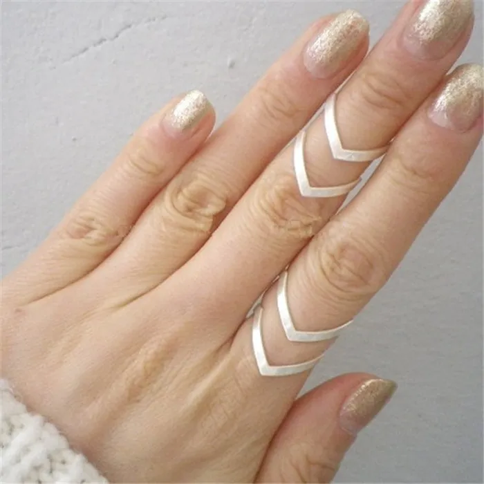 Nowy ładny podwójny pierścień dla kobiet posrebrzane pierścienie klastrowe