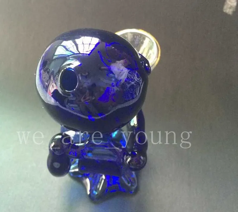 Nytt 6,5 tums främmande glasrör Glas Rökpipor Mini Glass Bongs Alien Pipes Tobacco Pipes