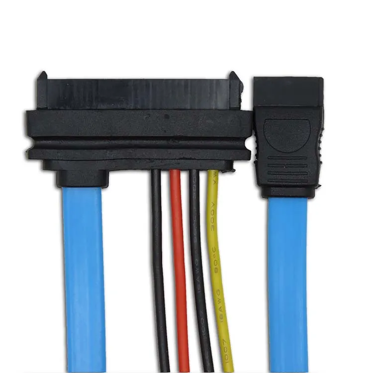 Serial ATA do SATA SAS 29 Pin do SATA 7 PIN 4 Pin Cable Męski Złącze Kabel Adaptera 0.7meters C06S2