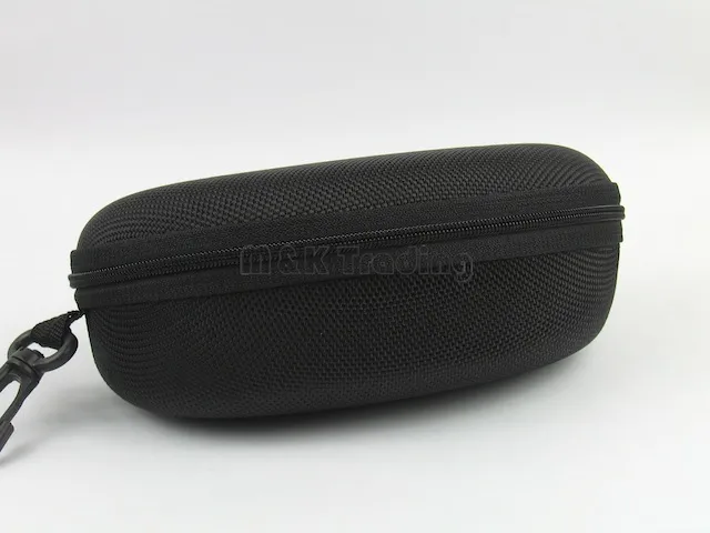 Brand Sunglasses Case EVA Box With Zipper Oversized Sun Eyewear Black Color Wholesale