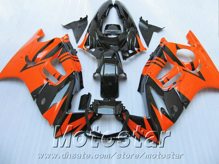 Aftermarket-Bodykits für HONDA CBR600 F3 Verkleidungen 1995 1996 schwarz orange Verkleidungskit CBR 600 F3 95 96 ZB75