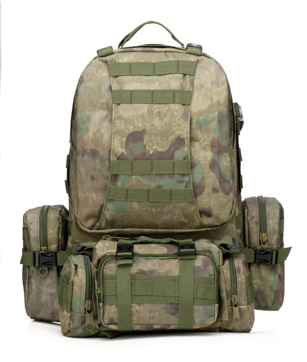 新しい50L Molle Tactical Assault Outdoor Military Rucksacks Backpack Camping Bag Large Whole3139328