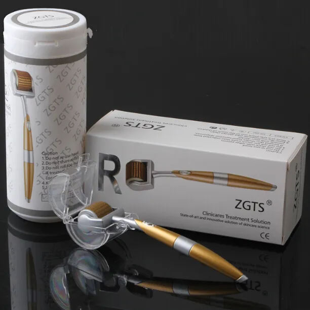 ZGTS derma roller 192 needles Skin roller titanium dermaroller for Anti-Aging & Rejuvenation DHL Free
