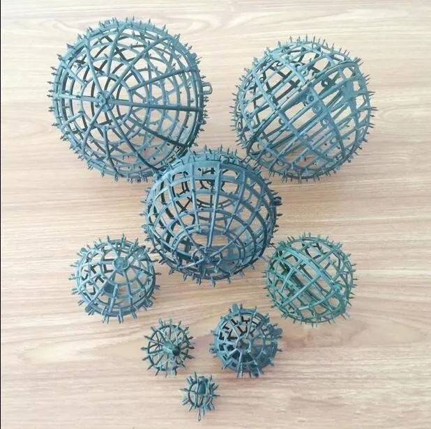 Kussball Kunststoff-Kugelrahmendurchmesser von 20 cm, gute DIY-Blumenball-Party-Dekoration, kostenloser VersandFB20