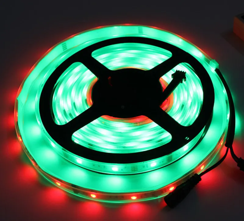 Magic LED Strip Dream Color 6803 IC 5050 RGB SMD Light 150 LEDs 5M waterproof IP67 Program By DHL