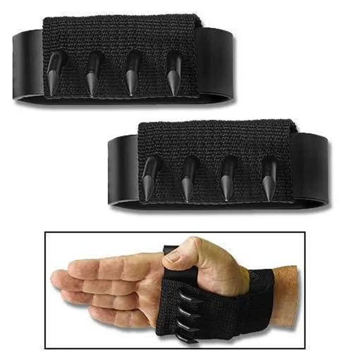 Darmowa Wysyłka Outdoor New Ninja Shuko Drzewo Wspinaczka Heavy Duty Hand Claw Kolce Zestaw 2 Sztuk Pazury Paw Hooks Self Defense