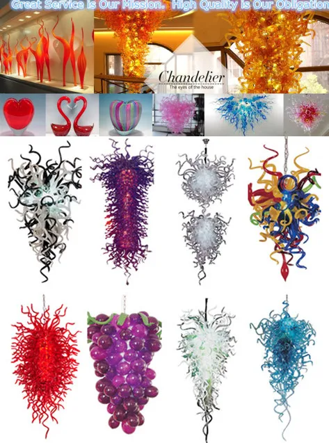 100 % 입 CE UL 붕규산 무라노 유리 데일 치 훌리 Dale Chihuly 예술 돔 조명 바로크 샹들리에가 매달려 풍선