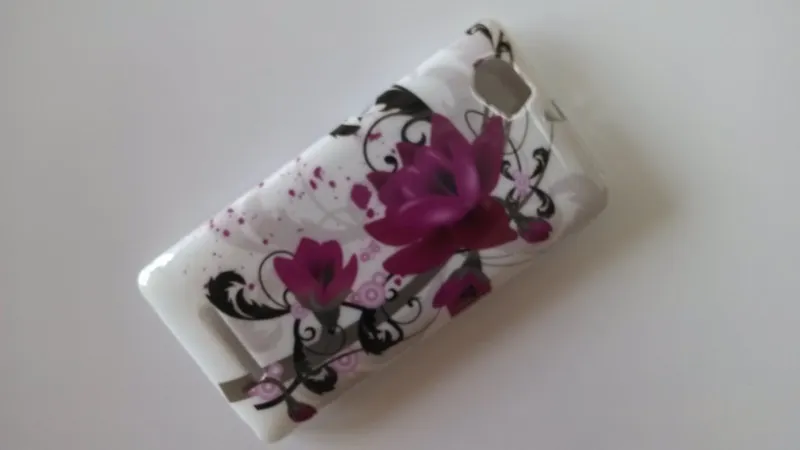 Cassa molle della copertura del gel TPU della stampa del fiore della farfalla del fiore di amore all'ingrosso Sony Xperia M C1904 C1905 Trasporto libero