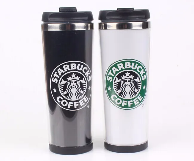 Starbucks Double Wall Stainless Steel Mug Flexible Coffee Cup