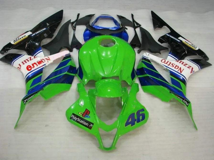 تخصيص دراجة نارية هدية مجموعة لهوندا حقن صب CBR600RR 2007 2008 fairings CBR 600RR F5 07 08 مجموعة أسود أبيض أخضر