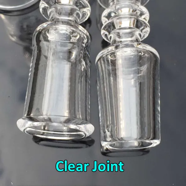 Ciotola unghie al quarzo 14mm 18mm femmina secchio maschile secchio congiunto di Donoless, chiodi fumo strappi DABS DABS Pan Ittiglie in vetro Bongs