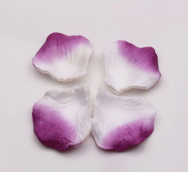 Горячо ! Светло-Фиолетовый Лепестки Роз Ручной Посыпать Цветок Свадебные Украшения