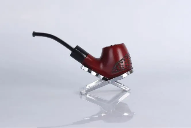 Tuyau de timbre en bois amovible Portable en acajou sculpté 8016 Gongtan porte-Cigarette de haute qualité